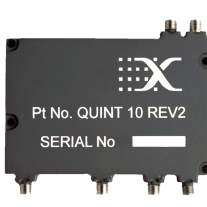 Broadband RF Quintuplexer product five contiguous output channels 0.5 to 18 GHz input DC to 25 GHz plexsa